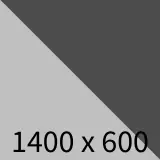 Büro Schreibtisch Peoh K mit Quadratfuß - grau/graphit B1400 x T600