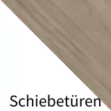 Sideboard Imperio® 2 OH - Schiebetür weiß/eichegrau