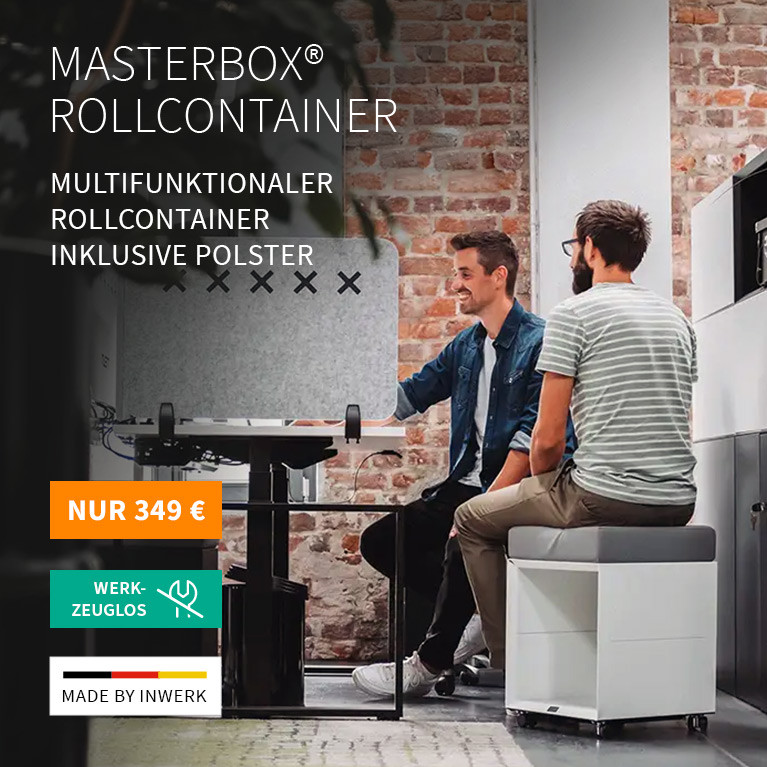 Masterbox® Rollcontainer – Multifunktionaler Rollcontainer inklusive Polster
