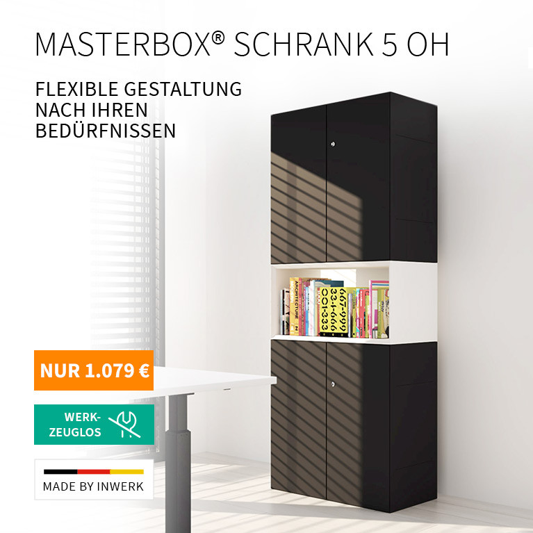 Masterbox® Schrank 5 OH – flexible Gestaltung nach Ihren Bedürfnissen