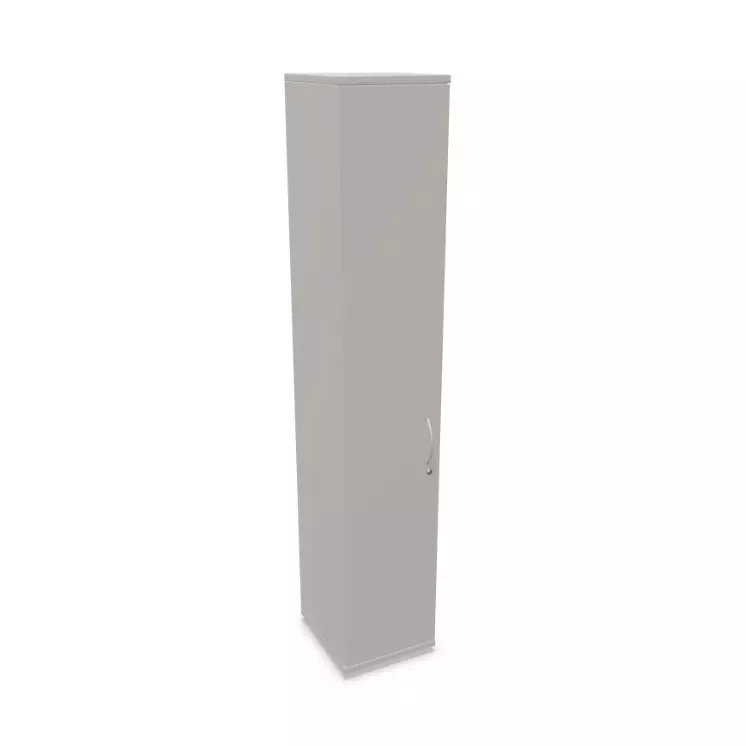 Aktenschrank Ordnerhöhe 6 abschliessbar | Grau | Made in Germany | Napoleon | Höhe 2203 mm | Breite 400 mm | Tiefe 442 mm | melaminharz Spanplatte