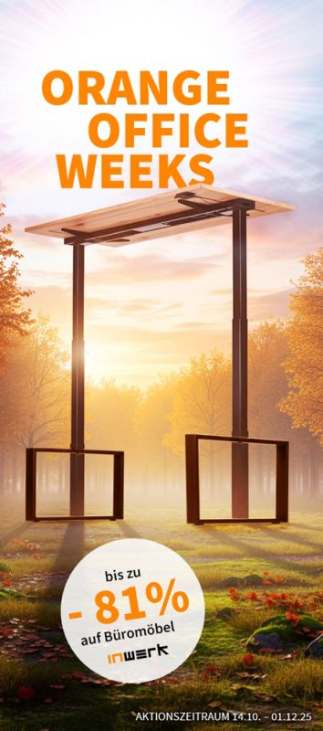 Mehr Aktionsartikkel in den ORANGE OFFICE WEEKS – bis zu 81% sparen