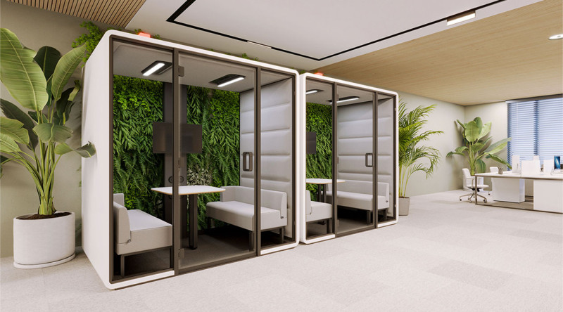 HushOffice Raumsysteme bei Inwerk