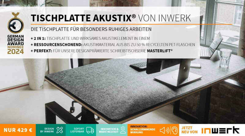 Tischplatte Akustix
