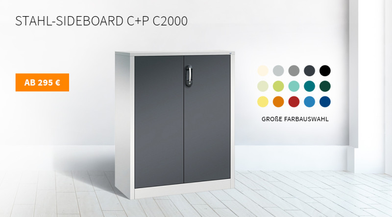 Stahlsideboard C+P C2000