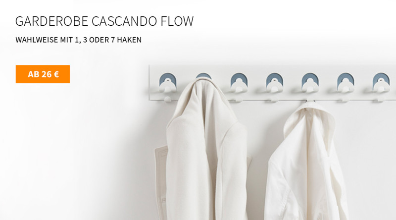 Wandgarderobe Cascando Flow