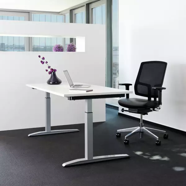 Büro Schreibtische mit C-Fuß-Gestell