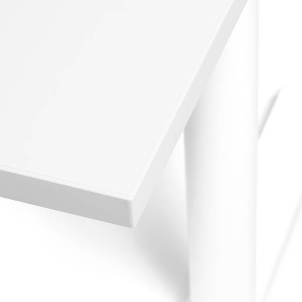 Inwerk Tischplatte Weiß – melaminharzbeschichtete Schreibtischplatte, 25 mm