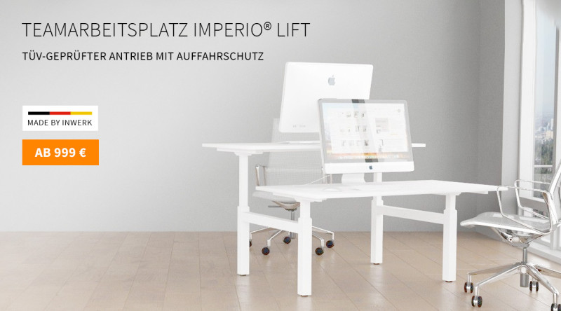 Original Imperio® Lift Teamschreibtisch
