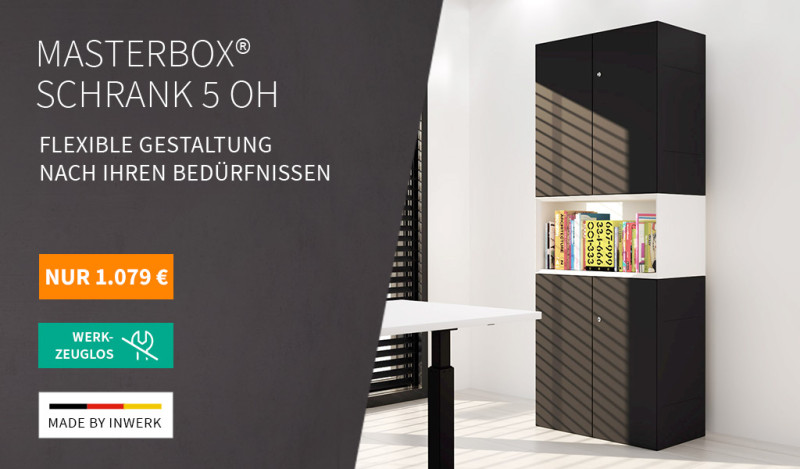 Masterbox® Schrank 5 OH – flexible Gestaltung nach Ihren Bedürfnissen