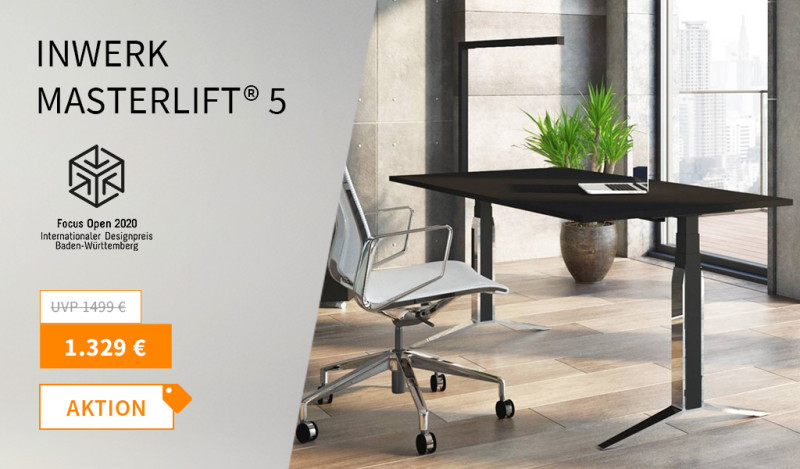Steh-Sitz-Tisch Masterlift® 5