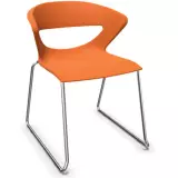 Stapelstuhl Avellino Kufengestell - orange