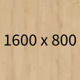 Schreibtisch Masterlift® 5 - Platte Eiche Massivholz B1600 x T800