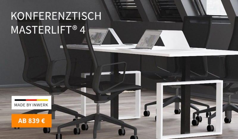 Steh-Sitz-Tisch Masterlift® 4