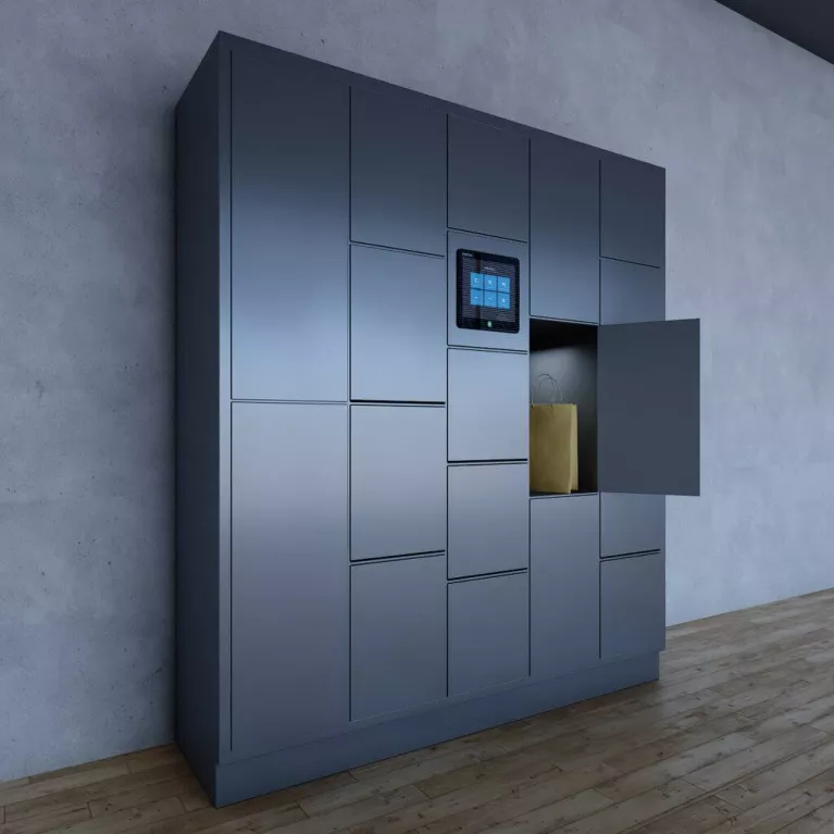 Keynius Smartlocker mit digitalem Bedienfeld