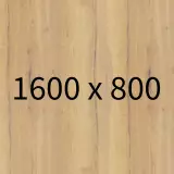 Höhenverstellbarer Schreibtisch Todo - eiche B1600 x T800