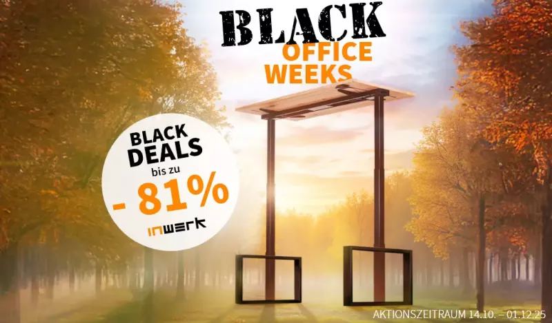 Orange Office Weeks bei Inwerk - bis zu 81% Rabatt