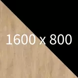 Masterlift® 2 - Platte Eiche Massivholz, Gestell schwarz, B1600 x T800