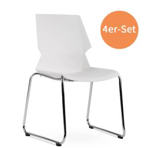 Stapelstuhl Choreo® Chair 4er-Set weiß