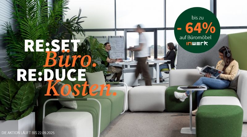 Aktion Reset Office - bis zu 64% Rabatt