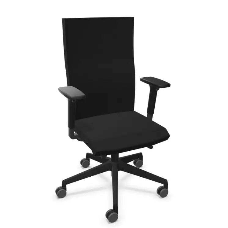 Drehstuhl Dauphin to strike comfort pro SK 9248 Schwarz | TÜV geprüft | TrendOffice | höhenverstellbar | ergonomisch | Synchronmechanik