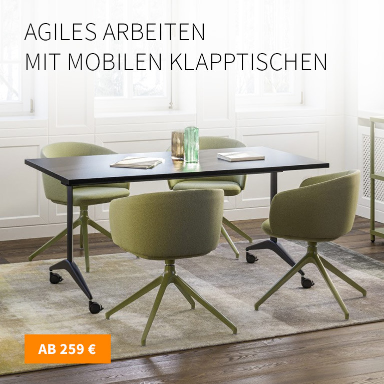 Mobile Klapptische mit Stil