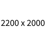 Höhenverstellbar Imperio® Lift Corner - weiß/schwarz B2200 x T2000