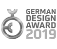 Logo des gewonnen Preises für German Design Award 2019
