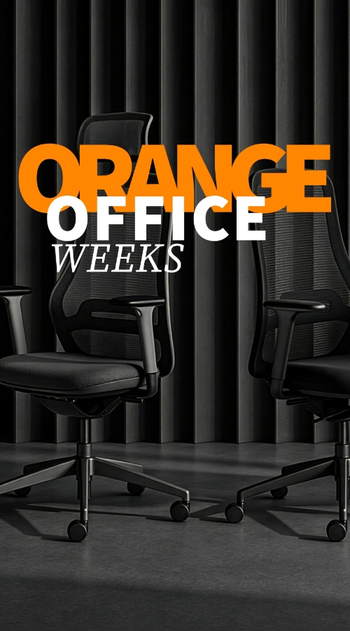Orange Office Weeks – KI-generiertes Kampagnenbild