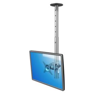 Monitorhalter für 2 Monitore bis 27 Zoll - NOVUS Clu Plus silber