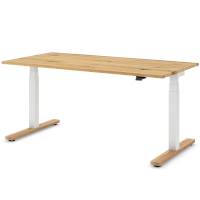 Masterlift® Flex höhenverstellbarer Schreibtisch, schwarz