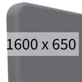 Akustik Wandabsorber Emil - dunkelgrau B1600 x T650
