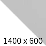 Büro Schreibtisch Peoh K mit Quadratfuß - weiß/aluminium B1400 x T600