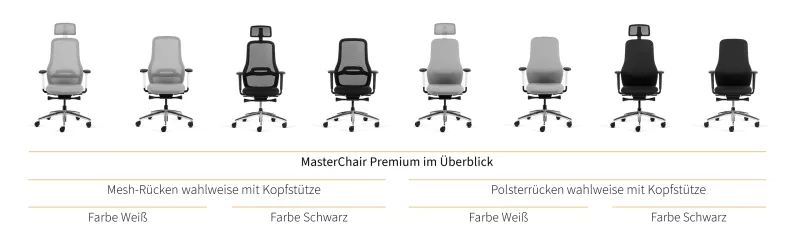Varianten des MasterChair Premium