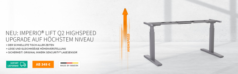 Steh-Sitz-Tischgestell Imperio® Lift Highspeed
