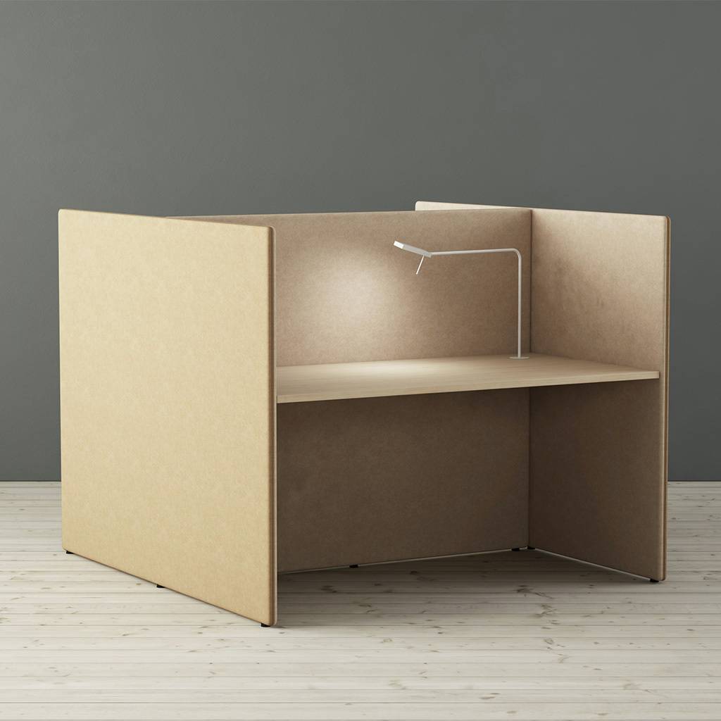 Trennwandsystem Cord Soft für 2 Arbeitsplatz– Akustik-Trennwände für fokussiertes Arbeiten