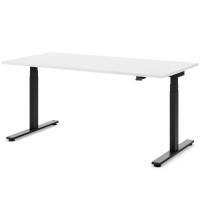 Masterlift® Flex höhenverstellbarer Schreibtisch, schwarz