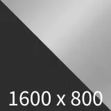 Höhenverstellbarer Schreibtisch Blankenese - graphit/aluminium B1600 x T800