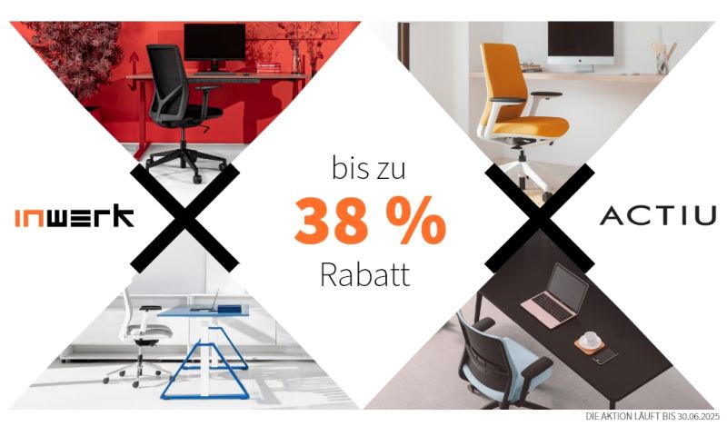 Aktion Inwerk X Actiu Wochen im Juni bis zu 38% sparen