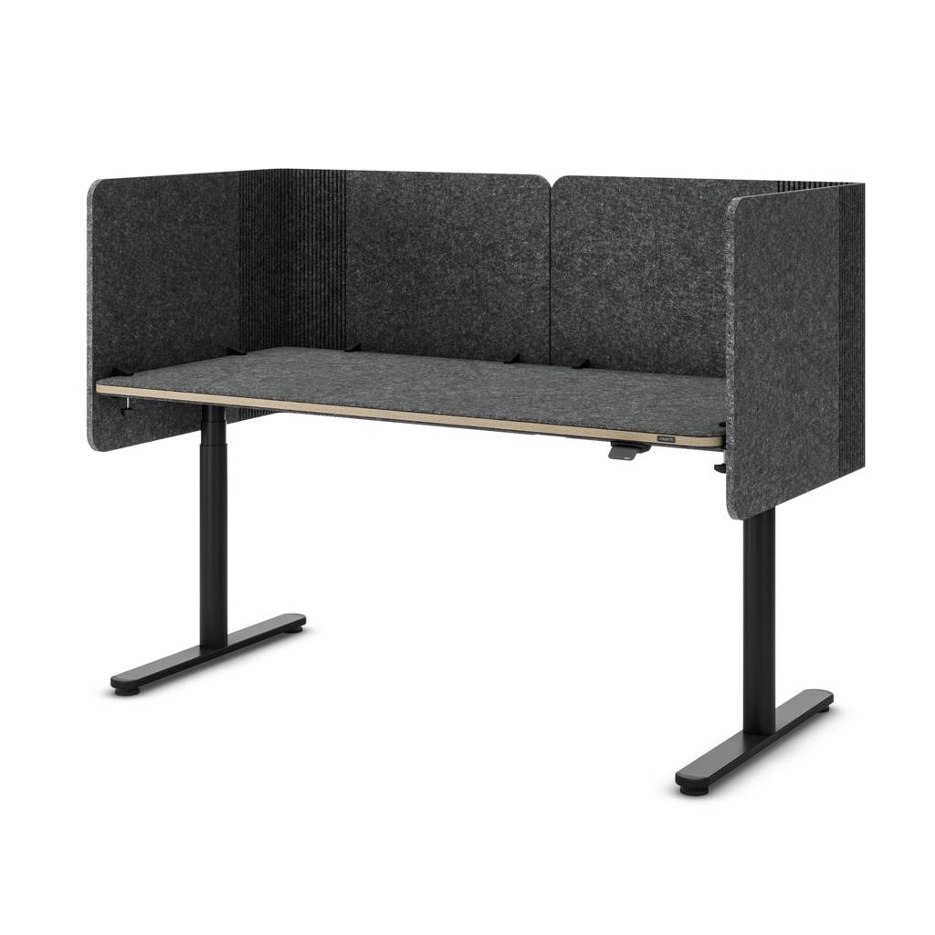 Höhenverstellbarer Schreibtisch Masterlift Flex Akustik Edition | inkl. Tischumhausung