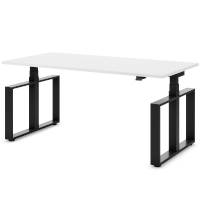 Masterlift® Flex höhenverstellbarer Schreibtisch, schwarz