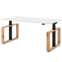 Masterlift® Flex höhenverstellbarer Schreibtisch, schwarz