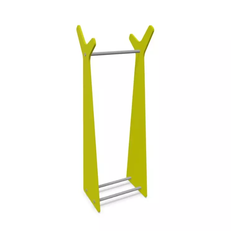 Garderobenständer Cascando Forest Grün | Höhe 1910 mm | Breite 610 mm | Tiefe 470 mm | Aluminium/MDF | Cascando
