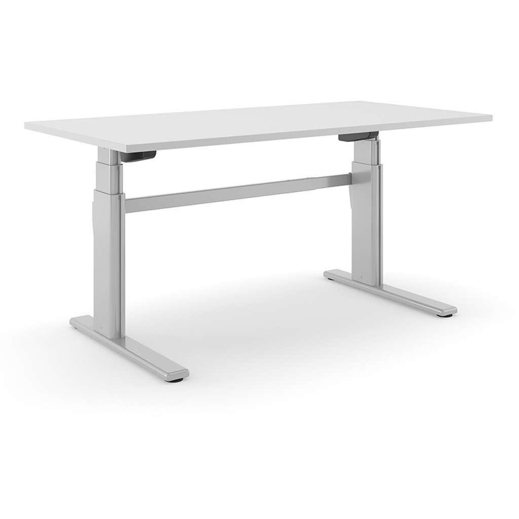 Elektrisch Höhenverstellbares Tischgestell – Motorisiert, 660–1170 Mm, Bis 55 Kg Belastbar, Weiß