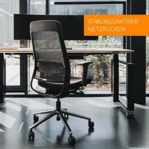 Bürodrehstuhl Inwerk Strategio® Chair schwarz, ergonomisch