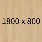 Schreibtisch Masterlift® 5 - Platte Eiche Massivholz B1800 x T800