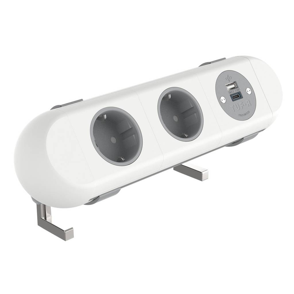 Aufbausteckdose Power Polar 2 x Schuko USB-A+C 25W 100 Dataflex