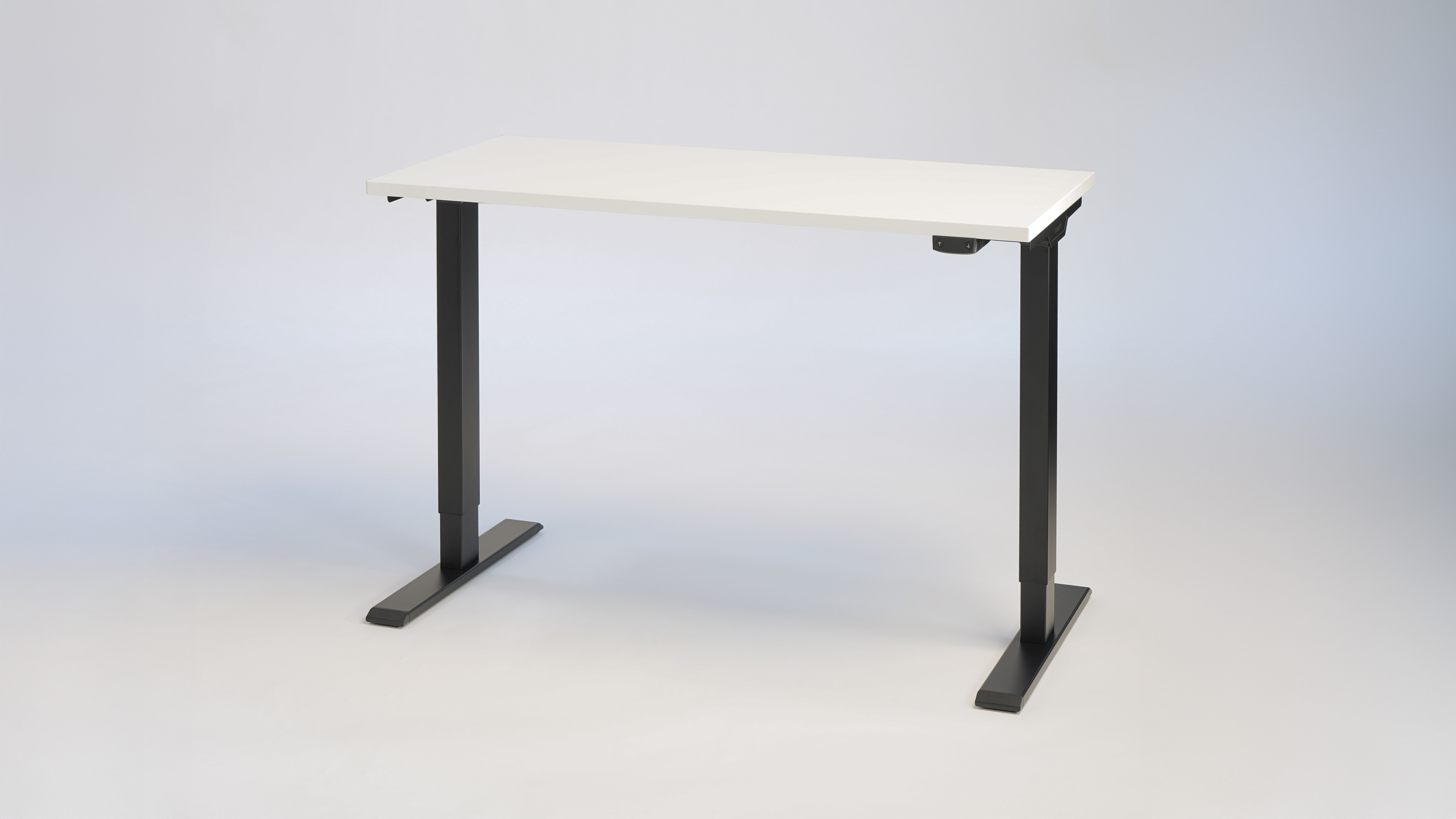 Höhenverstellbarer Schreibtisch® Ecolift , Weiß