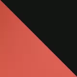 Stapelstuhl A-Variety mit Kufengestell - rot/schwarz