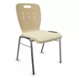 Stapelstuhl New York II gepolstert - beige